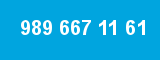 989 667 11 61